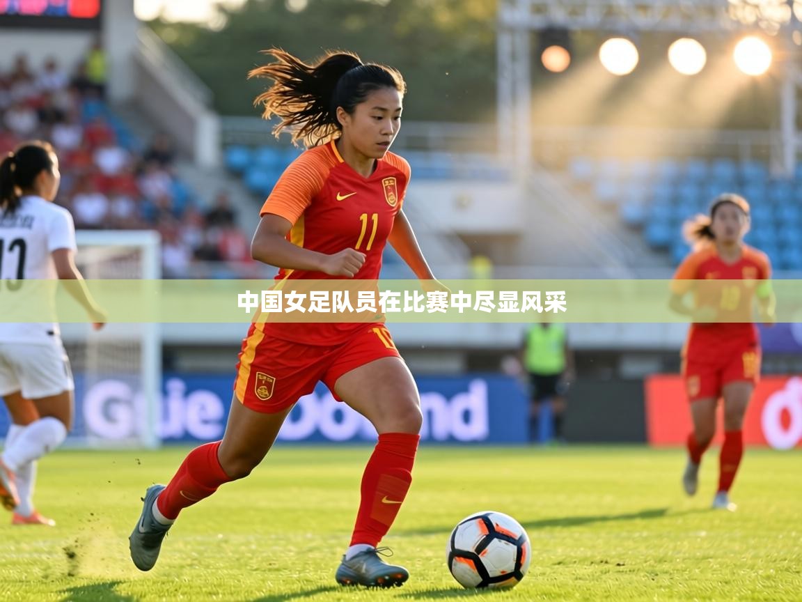 中国女足队员在比赛中尽显风采